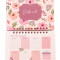 Weekly planner magnetic with pen